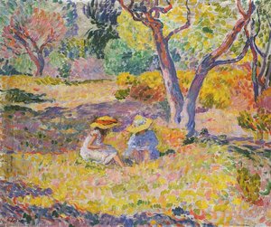 Girls Among Olive Trees — Henri Lebasque
