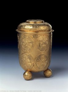 Container Made From Coins — Abraham Schwedler El Joven