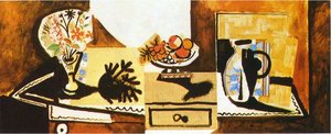 Still Life On The Dresser — Pablo Picasso, Naive Art