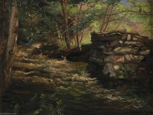 Falls in the Nant Col, Llanbedr, near Harlech