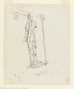 Boy On A Swing — Винслоу Хомер
