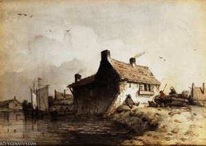 The Fisherman's Cottage — Jan Weissenbruch