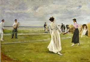 Tennis Game By The Sea — Max Liebermann