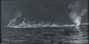HMS 'Dido', 'Ajax' and 'Orion' in Action off Crete, 21 May 1941