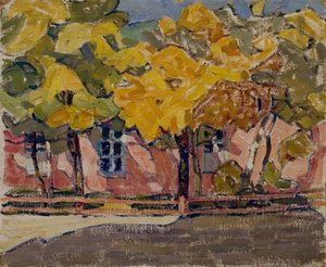 Street On Podil — Oleksandr Kostiantynovych Bohomazov, Cubo-futurism