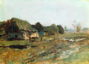 Quartered In The Village — Isaak Ilyich Levitan