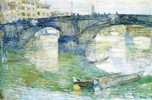 Ponte Santa Trinita — Frederick Childe Hassam