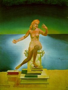 Leda Atomica (erster Unvollendeter Entwurf) — Salvador Dalí