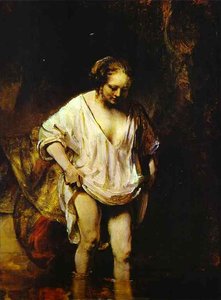 Hendrickje Bathing In A River — Rembrandt Van Rijn
