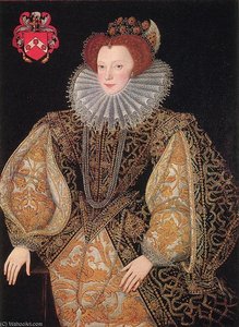 Portrait Of Lettice Knollys — Robert Dudley