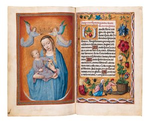 Book Of Hours, Use Of Rome, In Latin, Illuminated Manuscript On Vellum — Vincent Clare
