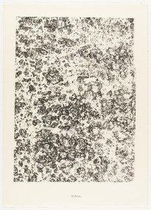 Accumulation (amas) From The Portfolio Waters, Stones, Sand (eaux, Pierres, Sable) From Phenomena (les Phénomènes) — Jean Philippe Arthur Dubuffet