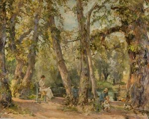 Woodland And River — Alexander Ignatius Roche