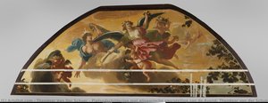 Plafondschildering Met Allegorische Voorstelling Van De Avond, Theodoor Van Der Schuer, C. 1666 - C. 1695 — Theodoor Van Der Schuer