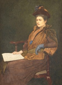 Portrait Of Miss Agnes Ashbee — James Dromgole Linton