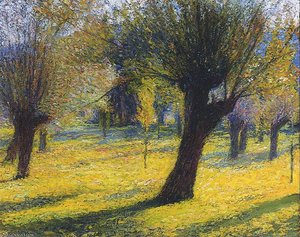 Willows In The Vert — Henri Jean Guillaume Martin