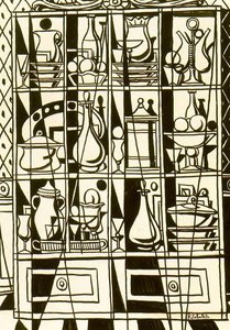 Drawing Sideboard (tavern Window) — Rafael Zabaleta Fuentes