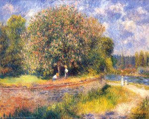 Blühende Bäume — Pierre-auguste Renoir, Impressionist Landscape