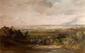 Newcastle From Gateshead Fell — Thomas Miles Richardson Junior