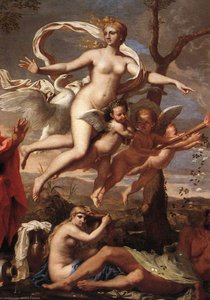 Venus Presenting Arms To Aeneas (detail) — Никола Пусен, Baroque