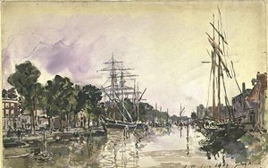 Canal In Rotterdam — Johan Barthold Jongkind