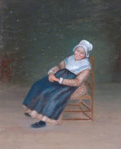 Sketch Of An Old Woman At Cernay Le Roi, France — Joséphine Bowes