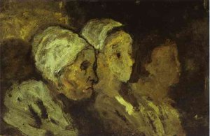 In Church — Honoré Daumier