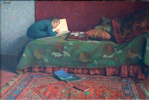 Deutsch Sohn Georg im Atelier