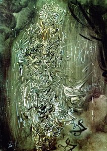 Saint Surrounded By Three Pi-mesons, 1956 — Salvador Dalí, Surrealist Movement