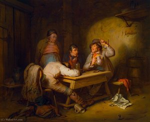 The Village Politicians — Josef Franz Danhauser