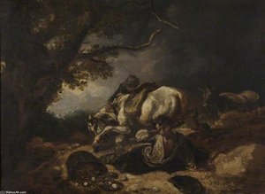 A Mishap To Market Eggs — Thomas Barker