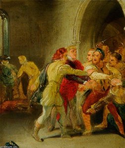 The Assassins — Thomas Stothard