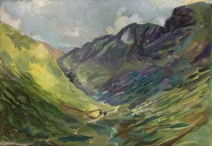 Scotch Landscape, 'the Rest And Be Thankful Pass' — Francis Ferdinand Maurice Cook