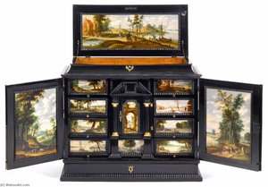 Ebony Veneered Cabinet — Izaac Van Oosten