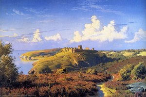 Summer's Day Opposite Hammeren, Bornholm — Peder Mørk Mønsted