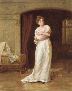 The Lullaby — George Goodwin Kilburne