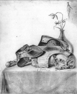 Vanitas Still-life With Gorget And Cuirass — Pieter Steenwijck