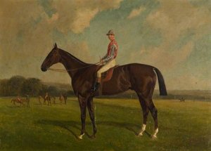 'friday' With Jockey On A Racecourse — John Duvall