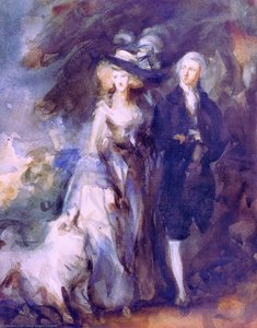 El Paseo Matutino (después De Gainsborough) — John Singer Sargent