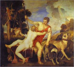 Venus And Adonis — Titian, High Renaissance