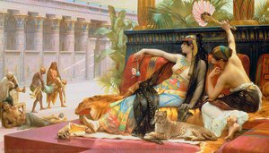 Cleopatra Testet Gifte An Verurteilten — Alexandre Cabanel