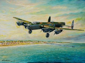 Lancaster Bomber B1, Lm258, Ha Q Of 218 Squadron — John Constable Reeve