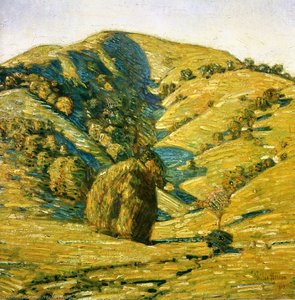 Hill Of The Sun, San Anselmo, California — Frederick Childe Hassam, Impressionist Landscape