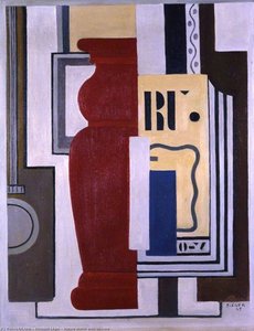 Nature Morte Avec Un Vase — Fernand Léger, Cubist Abstraction
