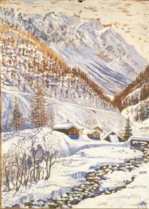 Chamonix L'hiver — Georgette Agutte