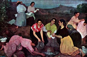 Lavanderas — Eugenio Hermoso Martínez