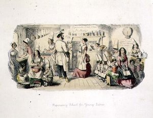 Preparatory School For Young Ladies — John Leech
