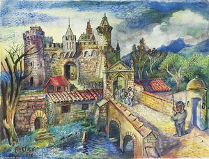 English Castle — David Davidovich Burliuk
