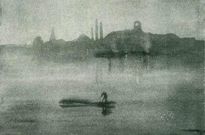 Nocturne The Thames At Battersea — James Abbott Mcneill Whistler, Aestheticism