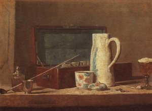 Pipes And Drinking Pitcher — Jean-baptiste-siméon Chardin